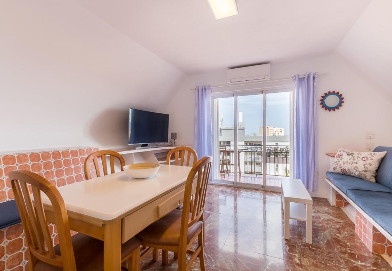 Reformado Apartamento En El Centro Con Vista Al Mar トレモリノス エクステリア 写真