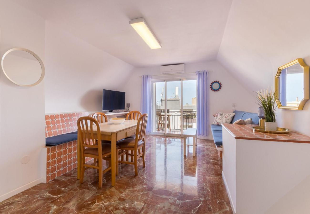 Reformado Apartamento En El Centro Con Vista Al Mar トレモリノス エクステリア 写真